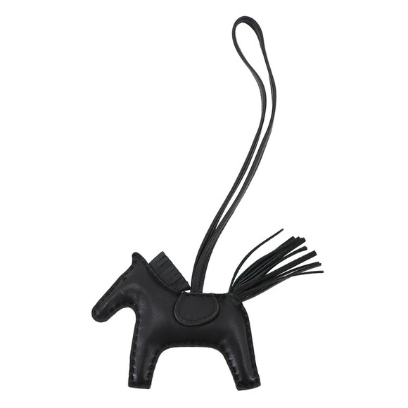 Hermes Herms So Black Rodeo PM Bag Charm with